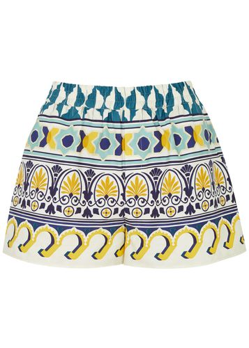 Printed Cotton Shorts - - S (UK8-10 / S) - LA DOUBLE J - Modalova