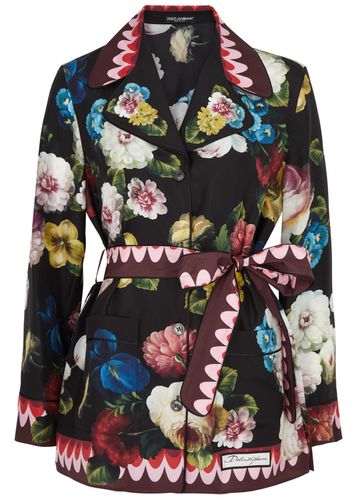 Dolce & Gabbana Floral-print Silk-satin Shirt - - 44 (UK12 / M) - Dolce&gabbana - Modalova
