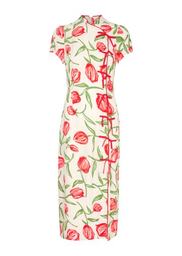 Leia Floral-print Georgette Midi Dress - - 10 (UK10 / S) - Kitri - Modalova