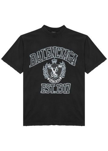 Diy College Printed Cotton T-shirt - Balenciaga - Modalova