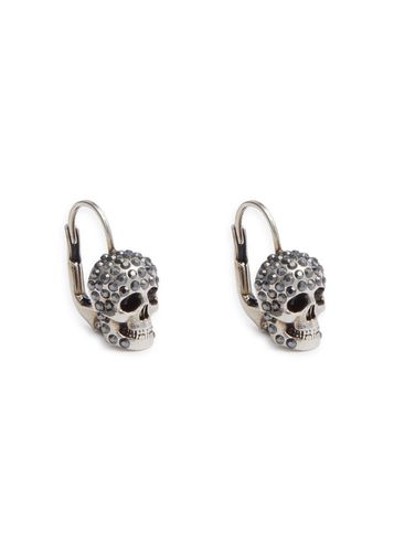 Skull-embellished Hoop Earrings - Alexander McQueen - Modalova