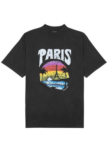 Paris Tropical Printed Cotton T-shirt - Balenciaga - Modalova