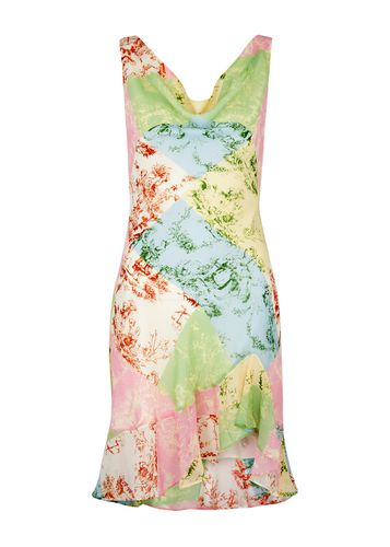 Roberta Patchwork Printed Chiffon Mini Dress - - 8 (UK8 / S) - Kitri - Modalova