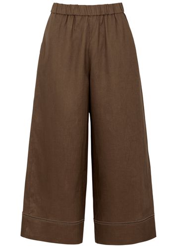 Brama Cropped Linen Trousers - - 12 (UK12 / M) - Max Mara Leisure - Modalova