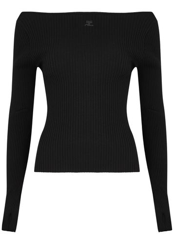 Ribbed-knit top - - L (UK14 / L) - Courrèges - Modalova