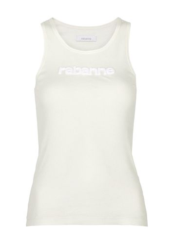 Rabanne Logo-flocked Stretch-jersey Tank - - L (UK14 / L) - Paco Rabanne - Modalova