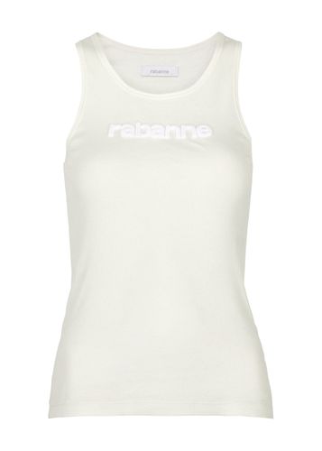 Rabanne Logo-flocked Stretch-jersey Tank - - S (UK8-10 / S) - Paco Rabanne - Modalova