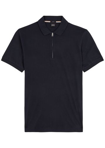 Half-zip Cotton Polo Shirt - - L - Boss - Modalova