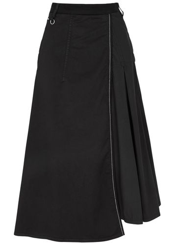 Implicate Wrap-effect Stretch-cotton Midi Skirt - - 40 (UK8 / S) - HIGH - Modalova