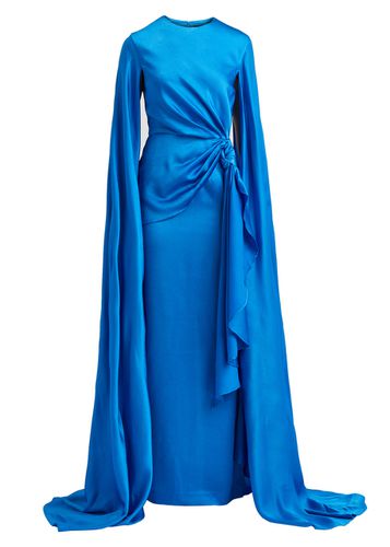 Elya Draped Satin Maxi Dress - - 10 (UK10 / S) - Solace London - Modalova
