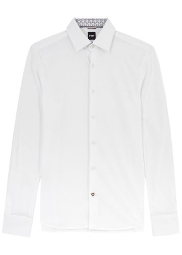 Piqué Cotton Shirt - - 41 (C16 / L) - Boss - Modalova