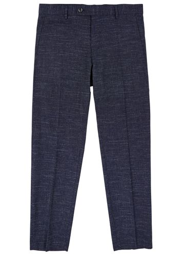 Slim-leg Wool-blend Trousers - - 54 (W38 / Xxl) - Boss - Modalova