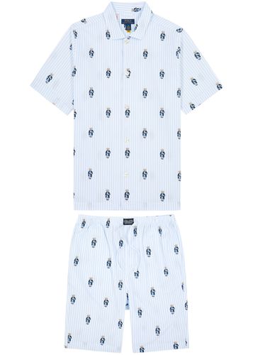 Striped Bear-print Cotton Pyjama set - Polo ralph lauren - Modalova