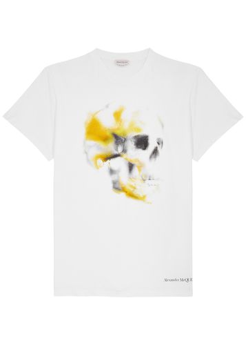 Obscured Printed Cotton T-shirt - Alexander McQueen - Modalova