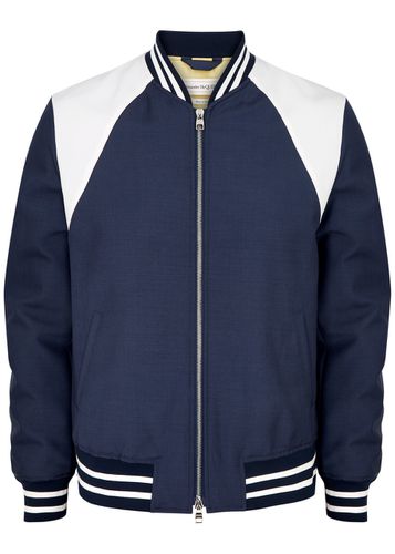 Panelled Wool-blend Varsity Jacket - - 46 (IT46 / S) - Alexander McQueen - Modalova