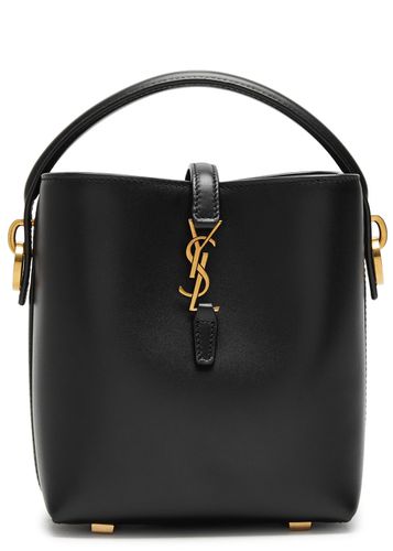 Le 5 à 7 Mini Leather Bucket bag - Saint Laurent - Modalova