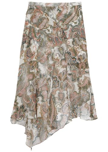 Eleonora Paisley-print Silk-georgette Skirt - - 10 (UK14 / L) - Veronica Beard - Modalova