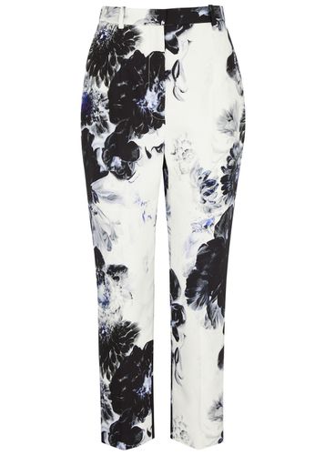 Floral-print Slim-leg Trousers - - 42 (UK10 / S) - Alexander McQueen - Modalova