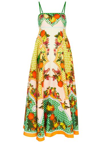 Lemonis Printed Linen Maxi Dress - - 10 (UK10 / S) - ALEMAIS - Modalova