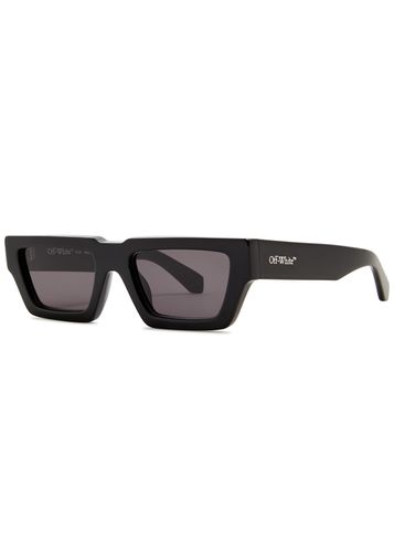 Manchester Rectangle-frame Sunglasses - Off-white - Modalova