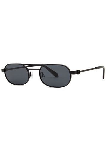 Vaiden Oval-frame Sunglasses - Off-white - Modalova