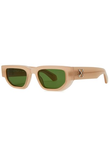 Greeley Rectangle-frame Sunglasses - Off-white - Modalova