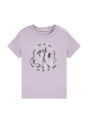 Kids Logo-print Cotton T-shirt - - 9 Months - Moncler - Modalova
