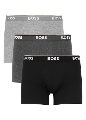 Stretch-cotton Boxer Briefs - set of Three - - XL - Boss - Modalova