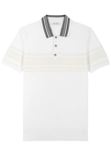 Dawn Striped Knitted Polo Shirt - - L - WALES BONNER - Modalova