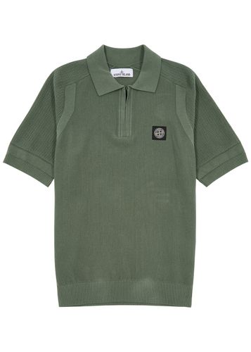 Panelled Cotton Polo Shirt - - M - Stone Island - Modalova