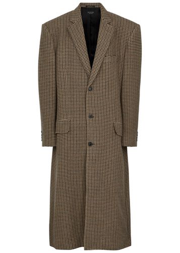 Oversized Houndstooth Wool-blend Coat - - 2 (UK38 / M) - Balenciaga - Modalova