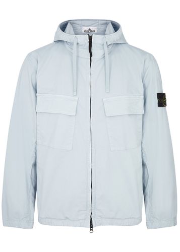 Hooded Stretch-cotton Jacket - - L - Stone Island - Modalova