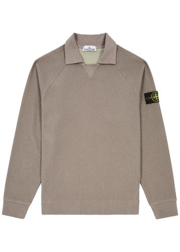 Logo Ribbed Cotton-blend Sweatshirt - - XL - Stone Island - Modalova
