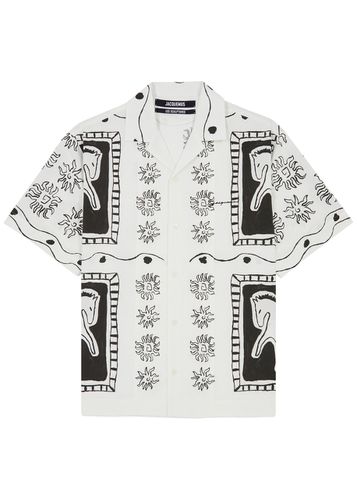 Le Chemise Jean Printed Cotton-poplin Shirt - - 46 (IT46 / S) - Jacquemus - Modalova