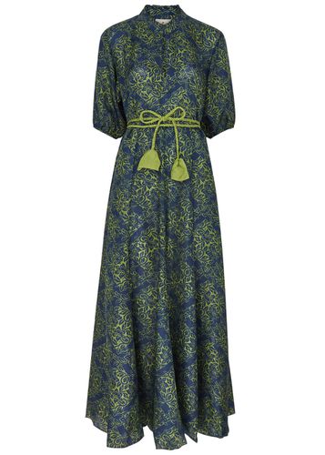 Oceanus Printed Silk Maxi Dress - - 1 (UK8) - Hannah Artwear - Modalova