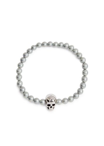 Skull Faux Pearl Bracelet - Alexander McQueen - Modalova
