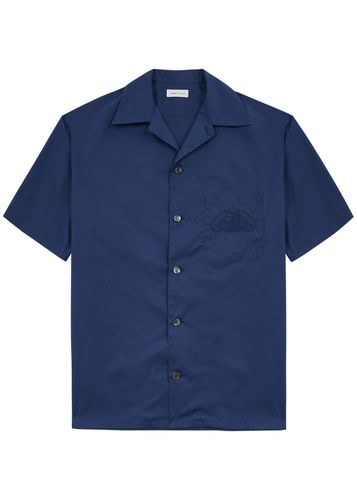 Seal Logo-embroidered Cotton Poplin Shirt - - 38 (C15 / S) - Alexander McQueen - Modalova