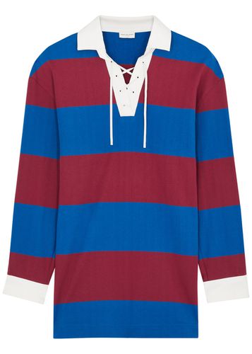 Chu Striped Cotton-blend Polo Shirt - - L (UK14 / L) - Dries Van Noten - Modalova