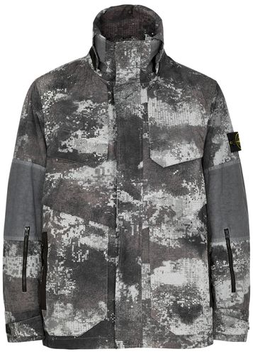 Camouflage-print Econyl Nylon Jacket - - L - Stone Island - Modalova
