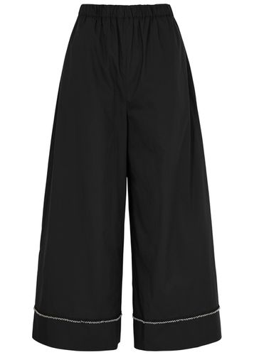 Clarion Wide-leg Cotton-poplin Trousers - - L (UK14 / L) - MERLETTE - Modalova