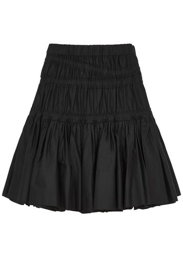 Jardin Smocked Cotton Mini Skirt - - XS (UK6 / XS) - MERLETTE - Modalova
