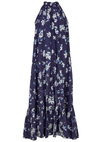 Celestia Floral-print Cotton Midi Dress - - XS (UK6 / XS) - MERLETTE - Modalova