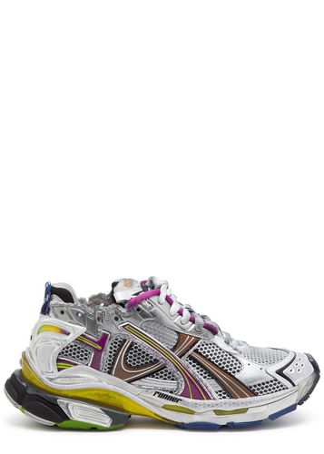 Runner Distressed Panelled Mesh Sneakers - - 41 (IT41 / UK7) - Balenciaga - Modalova