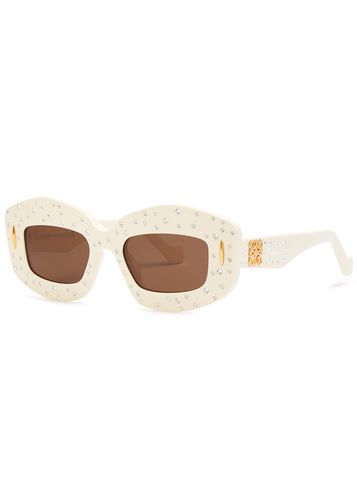 Oversized Crystal-embellished Cat-eye Sunglasses - Loewe - Modalova
