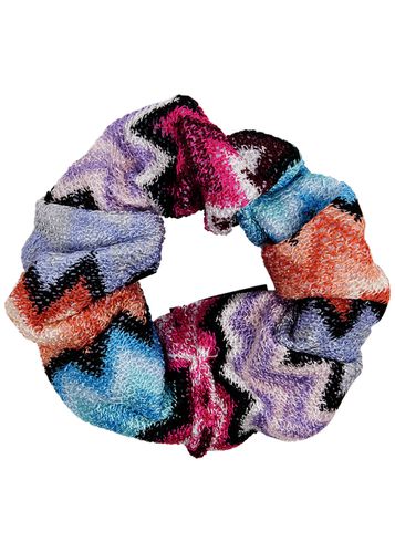 Zigzag-intarsia Knitted Scrunchie - Missoni - Modalova