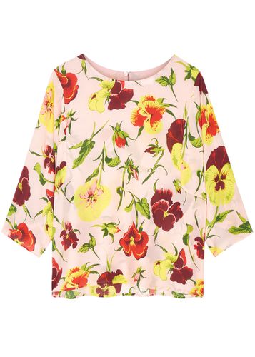 Pomposa Floral-print Silk Blouse - - 12 (UK12 / M) - Max Mara Weekend - Modalova