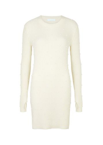 Bead-embellished Ribbed Cotton-blend Dress - - M (UK12 / M) - Helmut Lang - Modalova