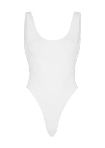 Alaïa Open-back Cotton Bodysuit - - 38 (UK10 / S) - ALAÏA - Modalova