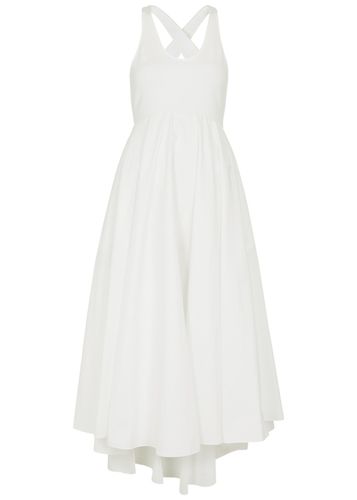 Alaïa Knitted and Cotton-poplin Midi Dress - - 36 (UK8 / S) - ALAÏA - Modalova