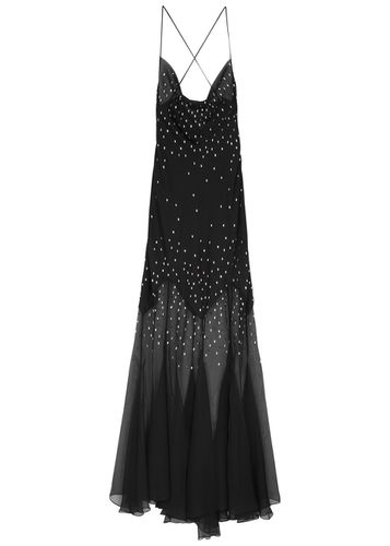 Crystal-embellished Satin and Chiffon Gown - - 36 (UK8 / S) - Rabanne - Modalova